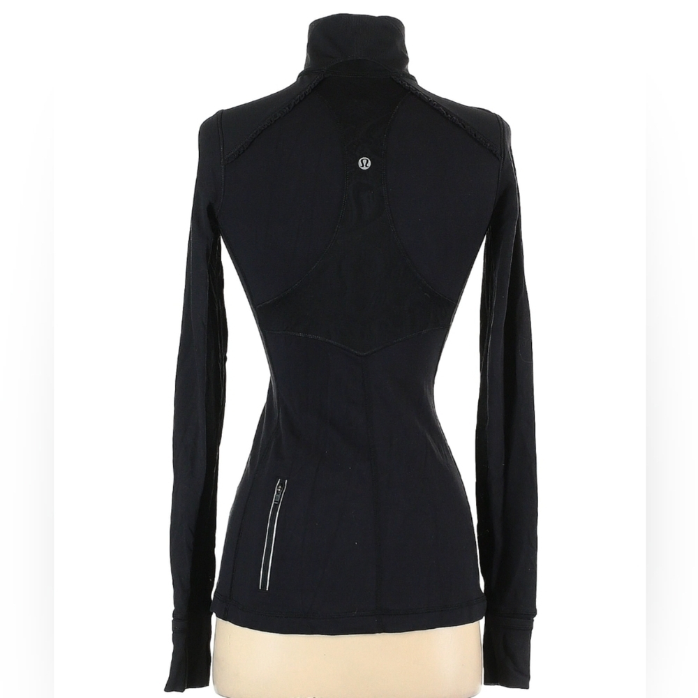 Lululemon Athletica Track Jacket Women's Half Zip Long Sleeve size 4 - Picture 4 of 7